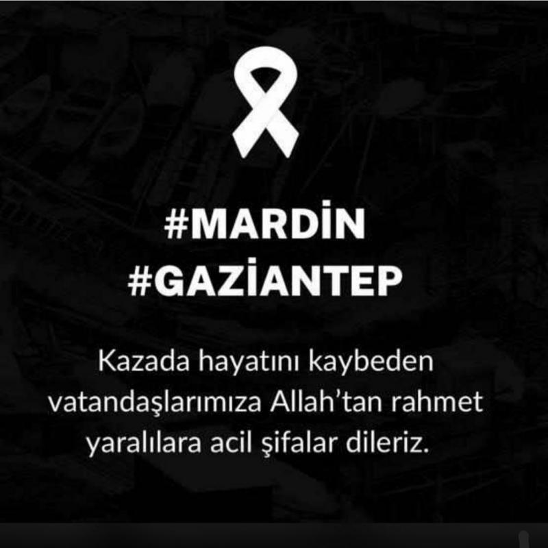 Mardin ve Gaziantep te meydana gelen kazalar